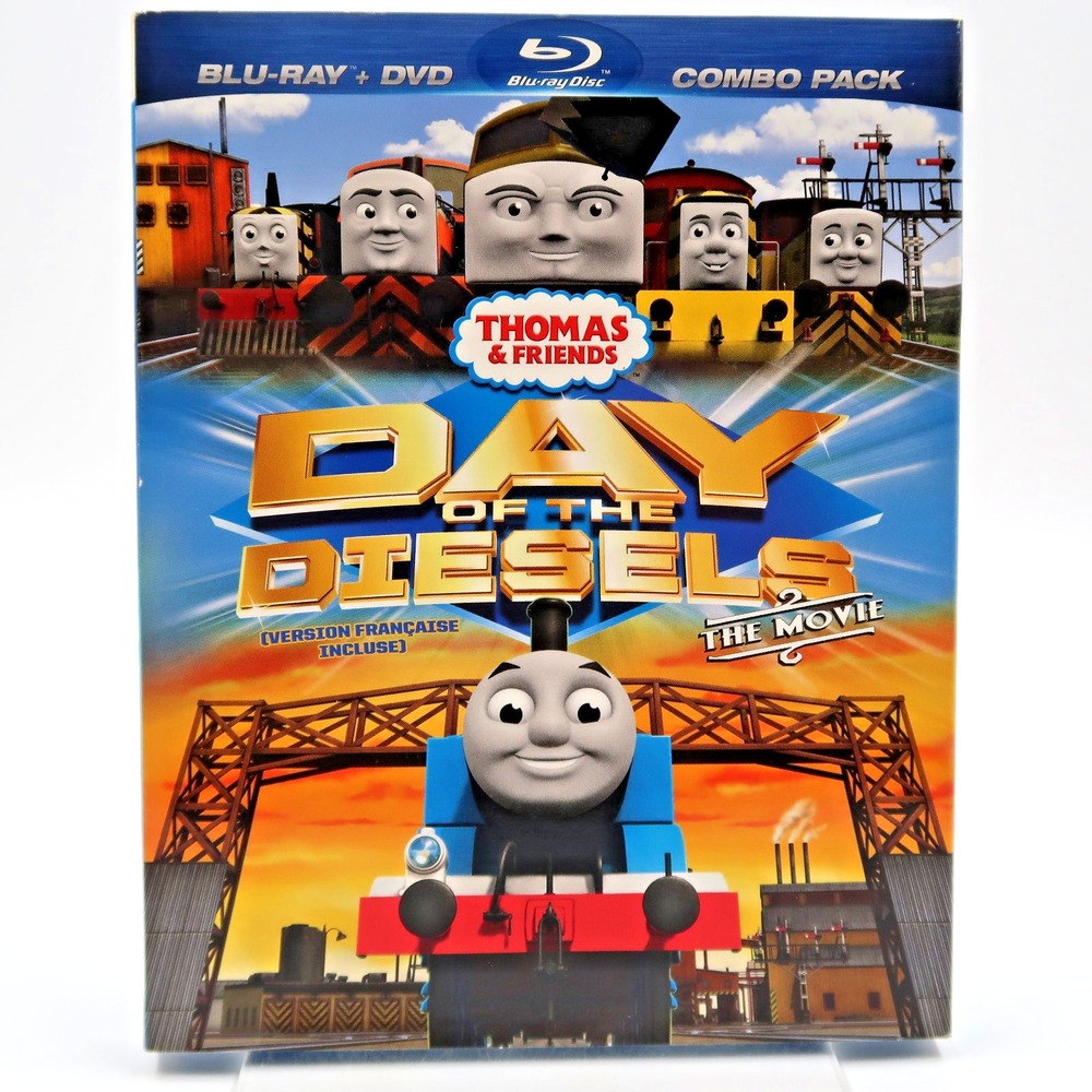 Thomas & Friends Day of the Diesels Blu-ray DVD 2011 Lionsgate Movie Slipcover